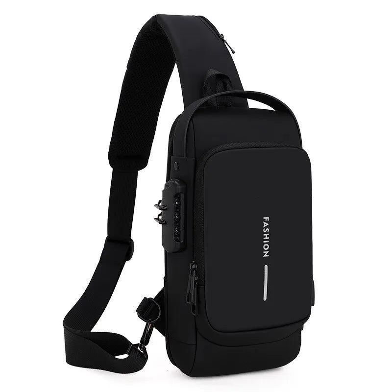 Bolsa Slim Bag™ - Mochila Anti-Furto com Senha USB