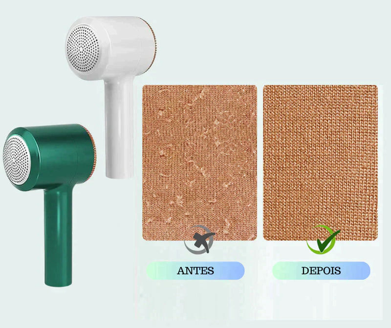 Aparador de Bolinhas e Pelos para Roupas Elétrico Recarregável