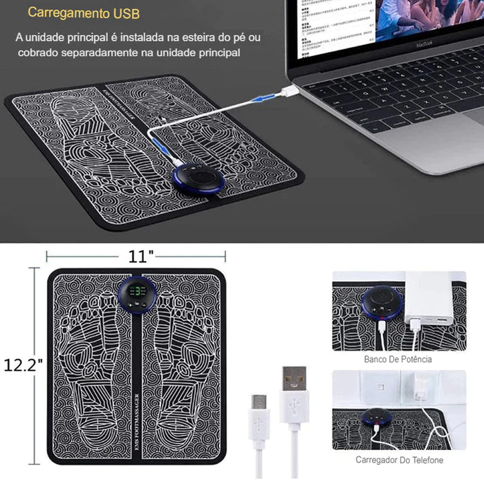 Tapete Massageador Elétrico para os Pés