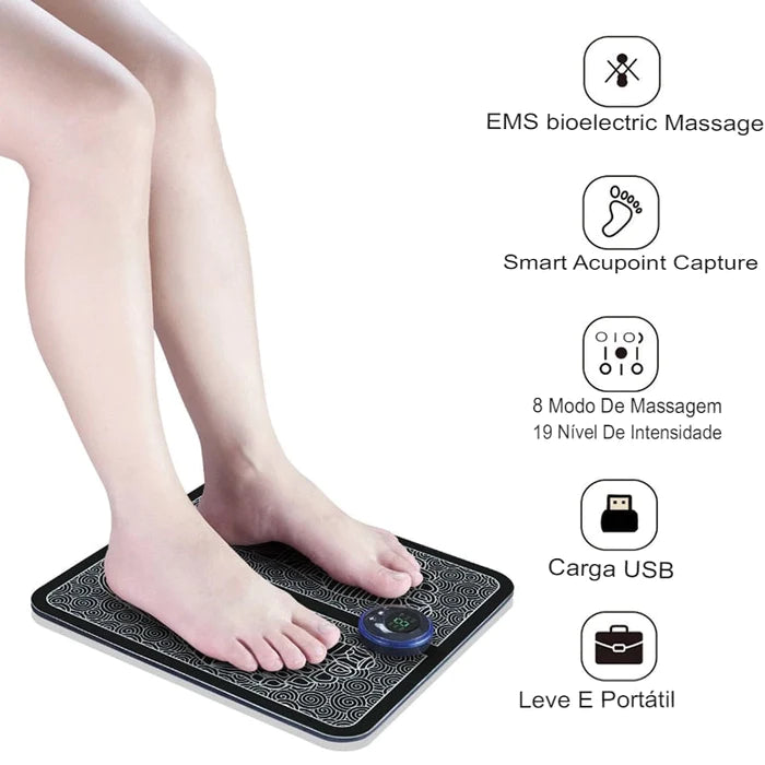 Tapete Massageador Elétrico para os Pés