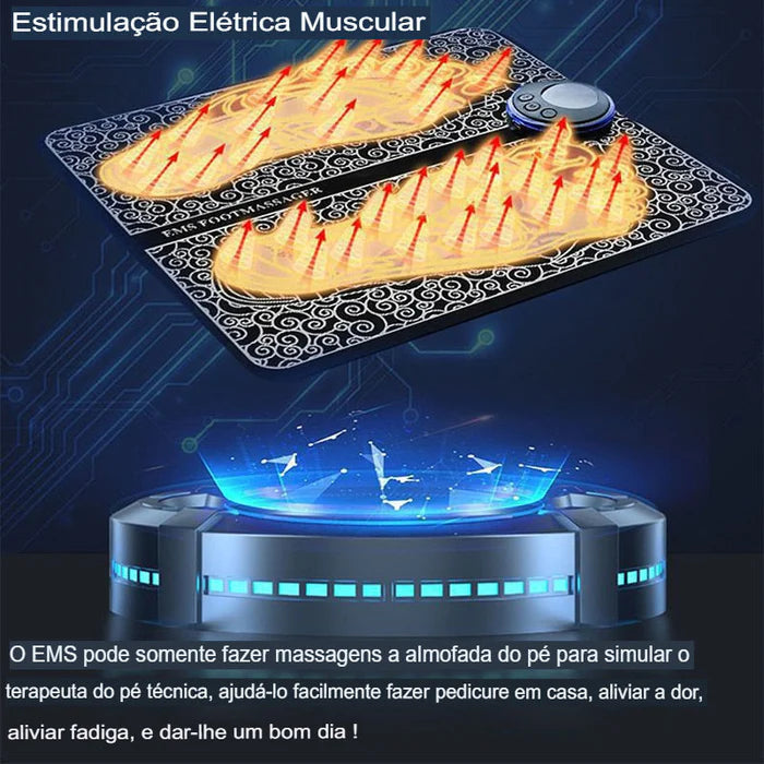 Tapete Massageador Elétrico para os Pés